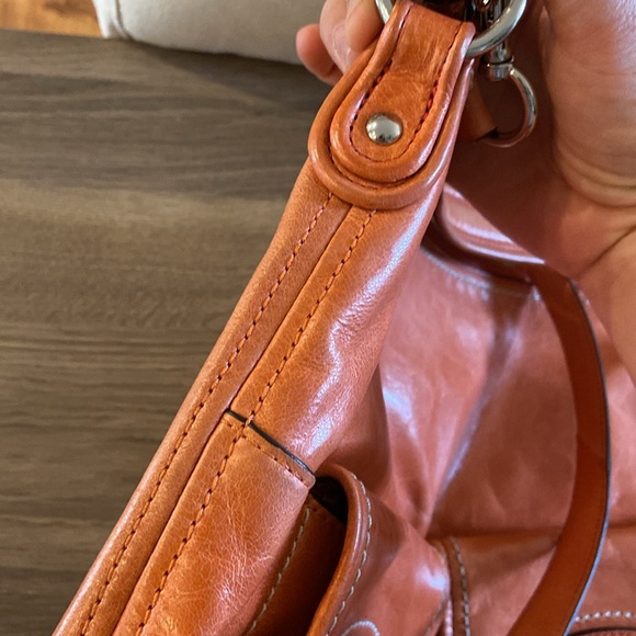 Coach Poppy Shimmer Hobo Bag - Picture 8 of 16